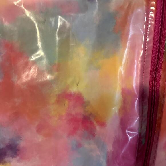 Rainbow Vinyl Bomber Jacket - Size M/L - Picture 3 of 5